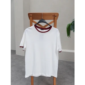 Biyeli Bisiklet Yaka T-Shirt