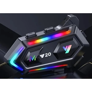 Rose Teknoloji Y20 5.3 Su Geçirmez Motosiklet Için Kask Kulaklık Işıklı Intercom