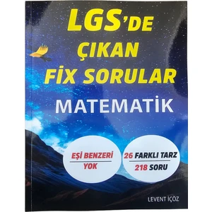 Lgsde Çıkan Fix Sorular Levent Içöz Matematik
