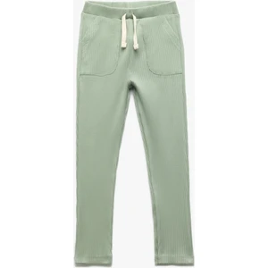 Pamuklu Beli Bağcıklı Cep Detaylı Eşofman Altı