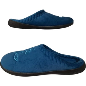 Mavi Çiçek Desenli Ev Içi Ultra Hafif Günlük Terlik