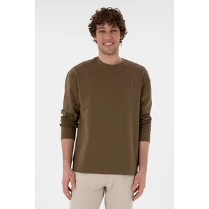 U.s. Polo Assn. Erkek Haki Sweatshirt 50309858-VR027