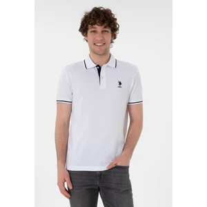 U.S. Polo Assn. Erkek Beyaz Tişört Basic 50305980-VR013