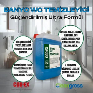 Banyo - Wc Temizleyici 4 Litre