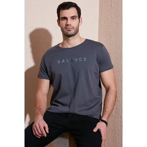 Pamuklu Slim Fit Bisiklet Yaka T Shirt Erkek T Shirt 541BALANCE