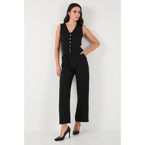 Regular Fit Bol Paça Yelekli Takım Bayan Takım 67045162S4