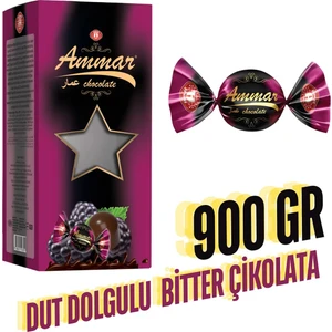 Dut İç Dolgulu %80 Bitter Çikolata 900 gr Glutensiz