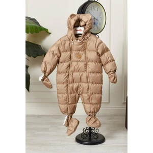 Benitto Kids Unisex Kapüşonlu Fermuarlı Bebek Astronot Tulum 51330