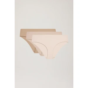 Los Ojos 3 Adet Görünmez Lazer Kesim Klasik Külot Laser Cut Briefs