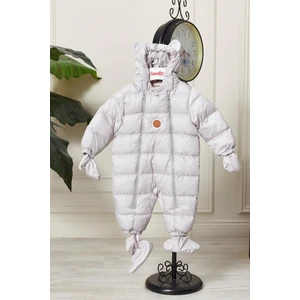 Benitto Kids Unisex Kapüşonlu Fermuarlı Bebek Astronot Tulum 51330