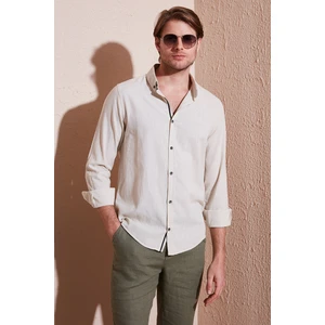 Pamuklu Regular Fit Düğmeli Yaka Gömlek Erkek Gömlek CF20S111871