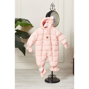 Benitto Kids Unisex Kapüşonlu Fermuarlı Bebek Astronot Tulum 51330