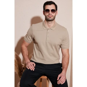 Pamuklu Regular Fit Düğmeli Polo Yaka T Shirt Erkek Polo Yaka T Shirt 5902127