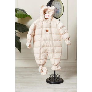 Benitto Kids Unisex Kapüşonlu Fermuarlı Bebek Astronot Tulum 51330