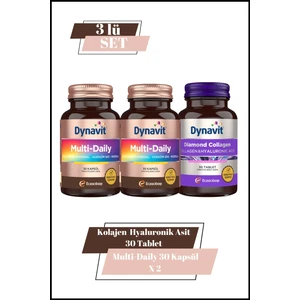 Diamond Collagen&Hyaluronic Acid + Multi-Daily 30 Kapsül X 2