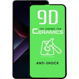 Kzy Xiaomi Poco X7 Pro ile Uyumlu Tam Kaplayan Seramik Nano Esnek Ekran Koruyucu Cam