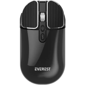 SM-620 2in1 Bluetooth+2,4ghz Şarjlı Siyah Süper Sessiz Mobil-Tv-Pc Destekli Kablosuz Mouse
