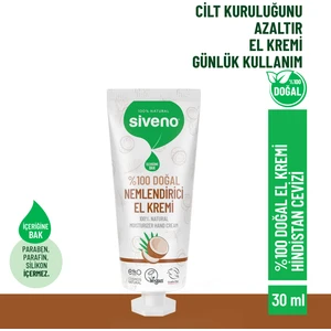 %100 Doğal El Ve Vücut Kremi Hindistan Cevizi Avokado Yoğun Nemlendirici Onarıcı Vegan 30 ml