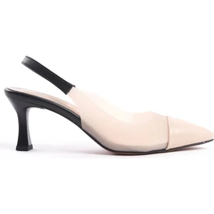 New Angel 897 Kadın Arkası Açık Şeffaf Detaylı Stiletto