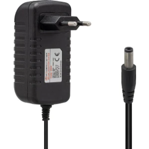 PM-4531 12 Volt - 2 Amper 5.5*2.5 mm Uçlu Plastik Kasa Priz Tipi Adaptör