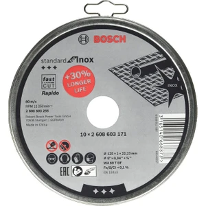 125 x 1,0Mm Standard For Inox Rapido 10'lu 2608603255