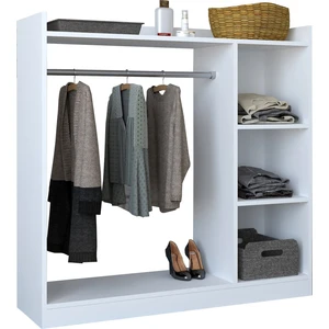 Tdesigno Ala Giyinme Dolabı - Çok Amaçlı Dolap - Gardırop 120  cm  Açık Giyinme Dolabı