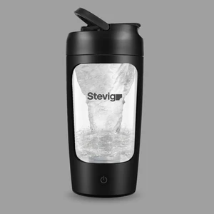 4 Gym Şarj Edilebilir Elektrikli Protein Shaker 650 ml Siyah ST-225