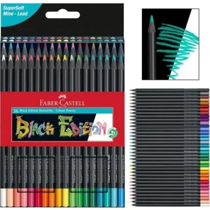 Faber Black Edıtıon 36 Renk Kuru Boya 116436