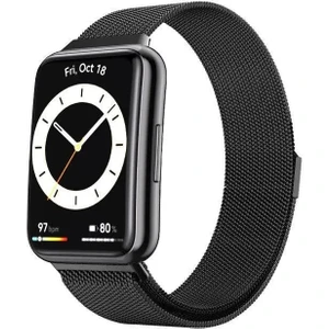 Digizone Huawei Watch Fit 2 Uyumlu Metal Hasır Kordon