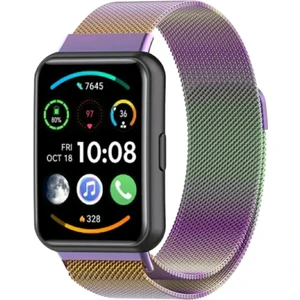 Digizone Huawei Watch Fit 2 Uyumlu Metal Hasır Kordon