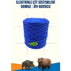 Atlas Ürünleri 500 Metre Çiftli Krom Elektrikli Çit Teli Misinalı – Dayanıklı Ve Yüksek İletkenlik
