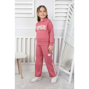 E Çocuk Super Baskılı Kız Çocuk Alt Üst Takım 200735