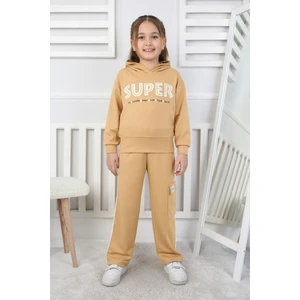 E Çocuk Super Baskılı Kız Çocuk Alt Üst Takım 200735