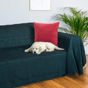 Latuda Home Premium Koltuk Örtüsü 175x350 XLARGE Gramajlı Jakarlı Şönil  Zümrüt| Kanepe Örtüsü |  Kaymaz