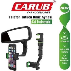 Telefon Tutucu Dikiz Aynası (Çok Fonksiyonlu) (360 Derece Dönerli)