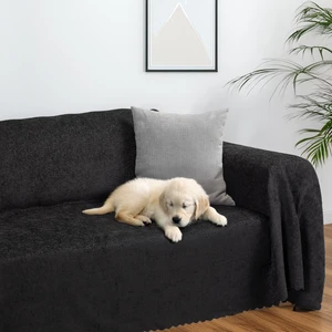 Latuda Home Premium Koltuk Örtüsü 175x300 LARGE Gramajlı Jakarlı Şönil  Antrasit | Kanepe Örtüsü |  Kaymaz