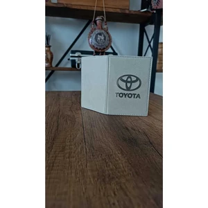 Efe Deri Toyota Deri Dikişli Araç Ruhsat Kılıfı Kabı Oto Ruhsatlık Araba Ruhsat Koruyucu