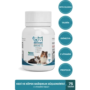 Kedi ve Köpeklerin Sağlık Sistemini Güçlendiren Destekleyen Tablet Immune C