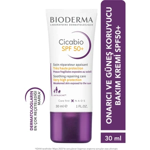 Cicabio Cream SPF50+ Onarıcı, Leke Önleyici Güneş Koruyucu İçeren Yüz, Vücut Bakım Kremi Bebek, Çocuk ve Yetişkin Kullanımına Uygun 30 ml