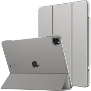 Apple iPad Air 13 M3 (2025) Kalemlikli Standlı Yarı Saydam Hard Pc Kılıf