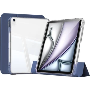 Apple iPad Air 11 M3 (2025) Manyetik Standlı Darbeye Dayanıklı Shockproof Kalemlikli Kızaklı Hybrid Kılıf