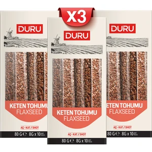 3'lü Keten Tohumu Aç-Kat (8g x 10Ad)