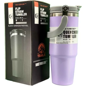 Vakumlu Termos, Paslanmaz Çelik 30 OZ/887 Ml, Lila