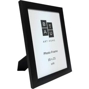 Batu Art Home Fotoğraf Çerçevesi 15 x 21  cm  Siyah Renk Gerçek Camlı Masaüstü Ayaklı ve Duvara Asılabilir