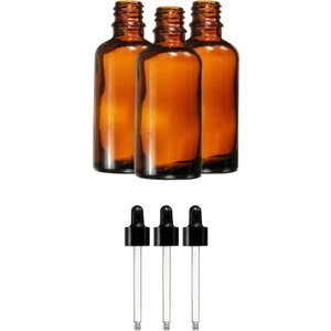 Amber Cam Şişe Damlalıklı 30 ml 100 Adet