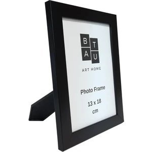 Batu Art Home Fotoğraf Çerçevesi 13 x 18  cm  Siyah Renk Gerçek Camlı Masaüstü Ayaklı ve Duvara Asılabilir