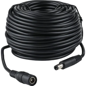 Hexc-10 10 Metre Power (Adaptör) Uzatma Kablosu Wifi Kamera, Cctv Kamera (12V) Dişi / Erkek