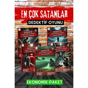 Dedektif Oyunu En Çok Satanlar Paketi - Cinayet Çözme - Dava Çözme Oyunu - Katil Kim Bulma Oyunu