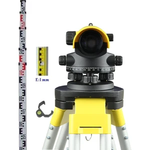 NA524 Otomatik Nivo Seti, Alümiyum Sehpa ve 5m. Telesbobik Mira ile