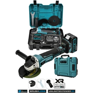 21V Çift Akülü Kömürsüz Şarjlı 125mm Avuç Taşlama